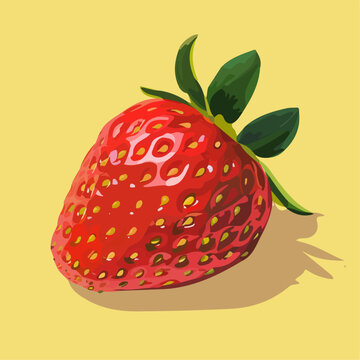 recommend clip art: illustration flat vector Fruit of Rasberry for clipart, Cute Strawberry vector flat illustration, Cartoon style red and sweet Strawberry hand drawn flat vector icon isolated on white background. Fresh