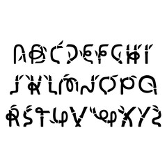 Bamboo Alphabet for Nature Lovers