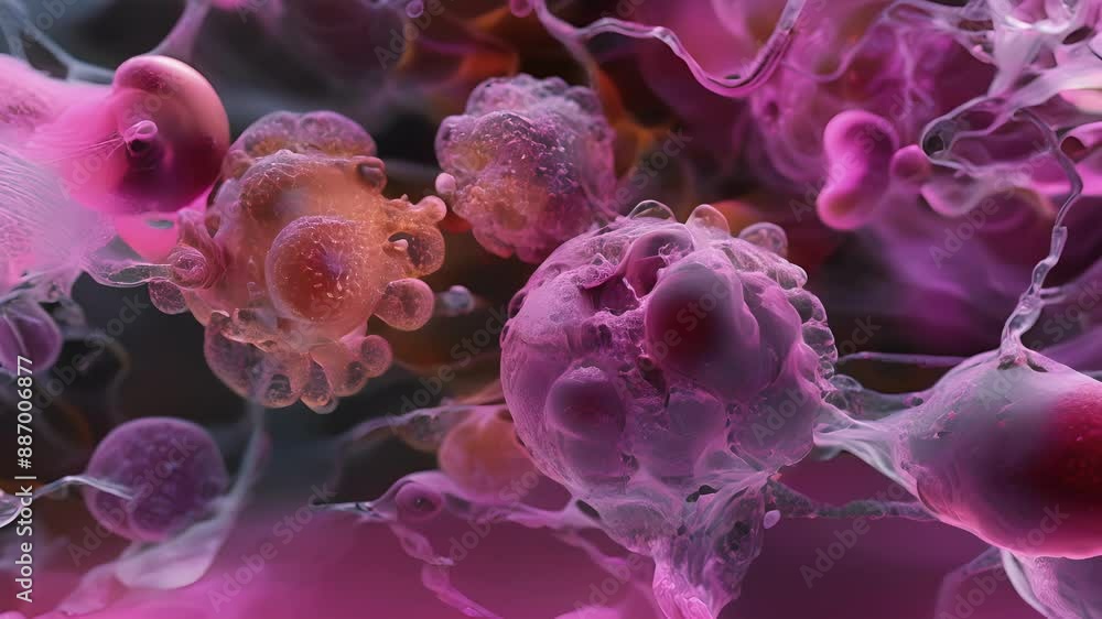 Poster an image of a developing erythroblast surrounded by supportive stromal cells indicative of the intri