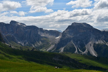 Sch&ouml;ne Landschaft auf Seceda in S&uuml;dtirol 