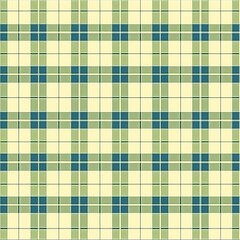 Obraz premium Seamless green tartan plaid pattern background, Ai Generated