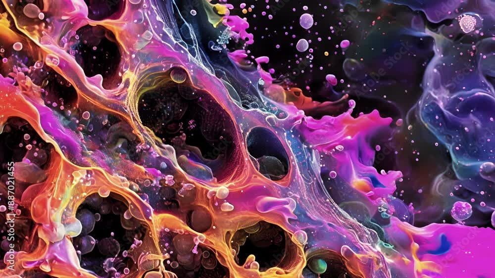 Poster a microscopic view of a stem cell niche within the heart demonstrating the presence of specialized c