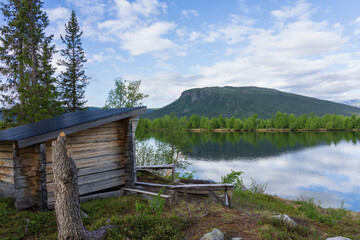 View from Kvikkjokk, Lapland, Sweden