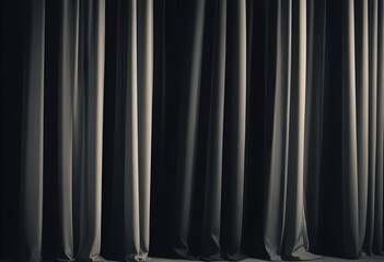 Dark velvet curtains theater background screen, wallpapre, texture, set, sample