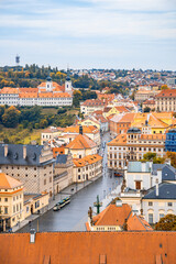 Obraz premium Prague, Czech Republic - Prague Royal Palace overlooking the city
