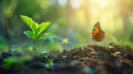 Innovation And Breakthrough Progress as a Business Development Concept and growth strategy or taking off success as a motivational metaphor for adaptation and freedom