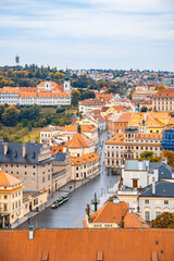 Obraz premium Prague, Czech Republic - Prague Royal Palace overlooking the city