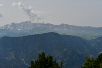 Obraz premium Schöne Landschaft auf dem Raschötz in Südtirol 