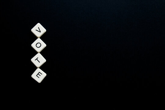 Voting, an important decision.