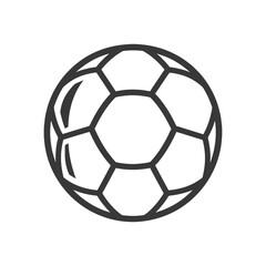 Obraz premium football minimalist line art icon logo symbol
