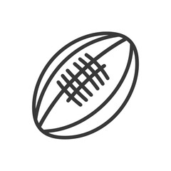 football minimalist line art icon logo symbol