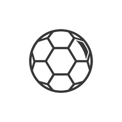 football minimalist line art icon logo symbol