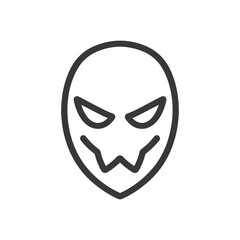 fraud minimalist line art icon logo symbol