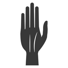 Fototapeta premium hand minimalist line art icon logo symbol