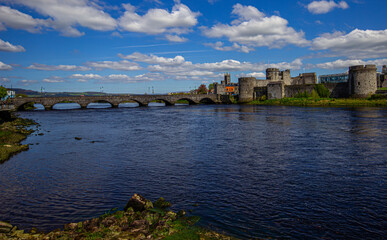Beautiful cascades of Ennistymon in Co. Clare, Ireland
