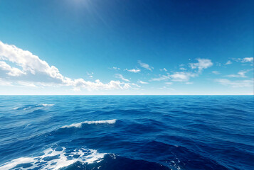 Fototapeta premium The sea is wide and beautiful