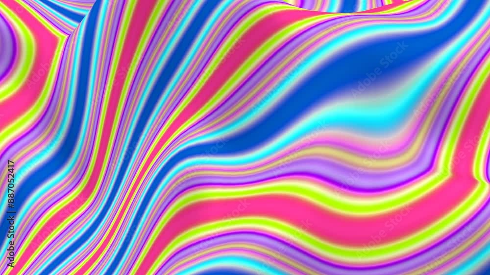 Poster abstract colorful background with lines animation