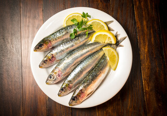 Sardinas frescas, pescado