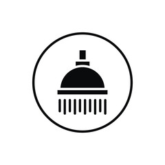 Obraz premium Shower head icon collection. Shower in outline or line and flat style symbol. Vector Illustration.