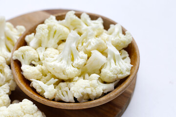 Cauliflowe, vegetable excellent source of fiber