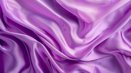 Obraz premium Smooth and soft purple silk fabric texture resembling luxurious satin Background with ice creamlike smudges and gradients