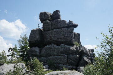 Formacje skalne w Sudetach