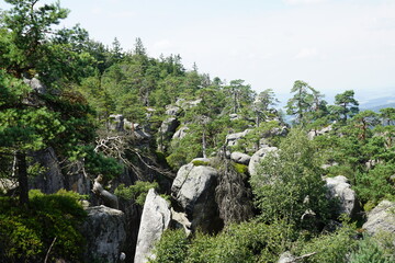 Formacje skalne w Sudetach