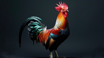 Miawali Rooster cock Asil chicken