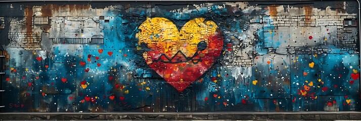 Japanese doctor using echo detailed cardiovascular health monitoring in a mural