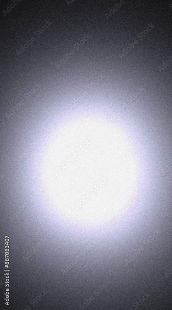 Aufkleber grainy textured abstract background creating a white circle against a black backdrop