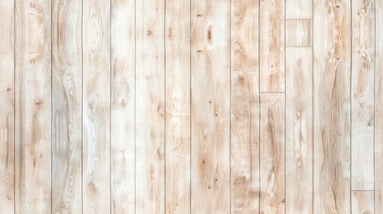 Fototapeta premium Several light brown wooden planks with visible grain patterns and a knot in the top plank SEAMLESS PATTERN