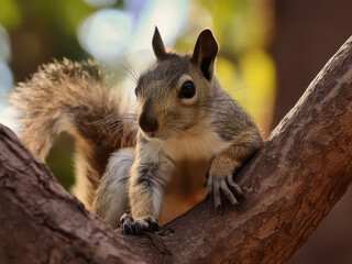 Fototapeta premium Squirrel in the park