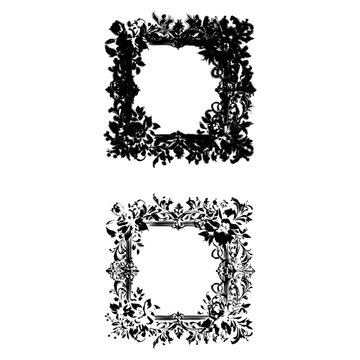 recommend clip art: Elegant Vintage Floral Frames Designs