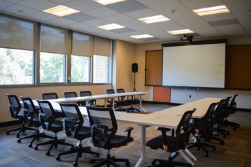 Modern Conference Room Setup for Effective Team Meetings