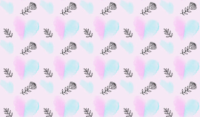 seamless pattern with flowers