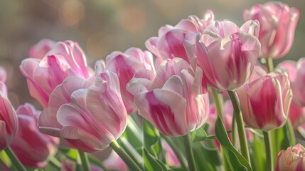 Obraz premium Antique Pink Tulips