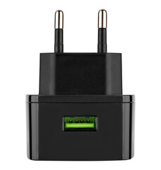 power adapter for phone, black color