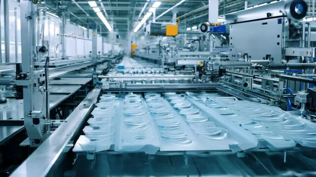 The speed and efficiency of the machines able to produce a high volume of plastic molds in a short amount of time.