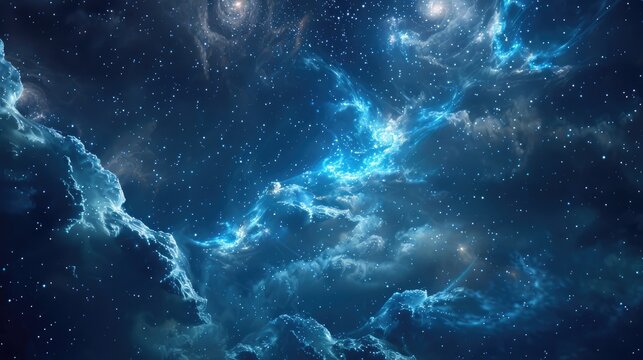 Stunning night sky patterns