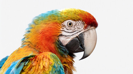 Fototapeta premium Guacamayo colorido en primer plano