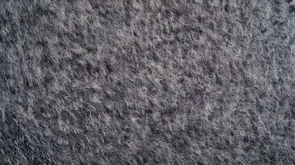 Close up Gray wool fabric surface.