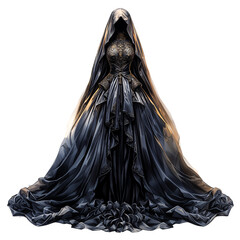 Black wedding dress 