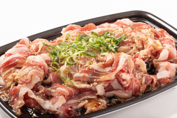 ［アメリカ産　アンガス牛］牛バラ　焼肉用（味付）