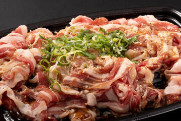 ［アメリカ産　アンガス牛］牛バラ　焼肉用（味付）