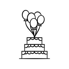 birthday cake with candles