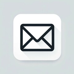 Messages icon on a white  background