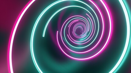 A picture of a colorful shiny tunnel in the style of galaxy and stars and space vibes, Abstract vortex and road hole, swirling and twirling neon portal.