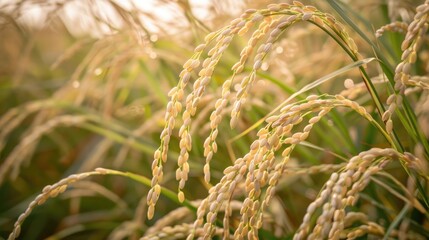 Background of paddy seed rice