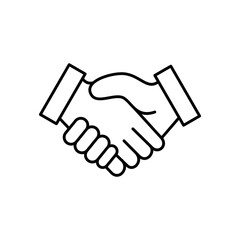 handshake illustration icon