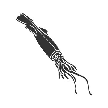 recommend clip art: Belemnite Icon Silhouette Illustration. Vector Graphic Pictogram Symbol Clip Art. Doodle Sketch Black Sign.